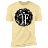 T-Shirts Banana Cream / X-Small Fringe Logo Vintage Men's Premium T-Shirt