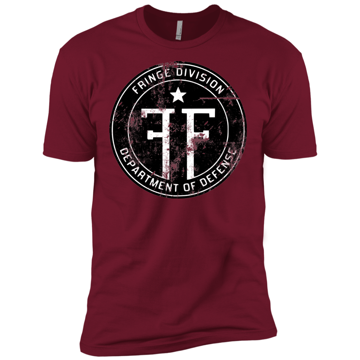 T-Shirts Cardinal / X-Small Fringe Logo Vintage Men's Premium T-Shirt