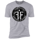 T-Shirts Heather Grey / X-Small Fringe Logo Vintage Men's Premium T-Shirt