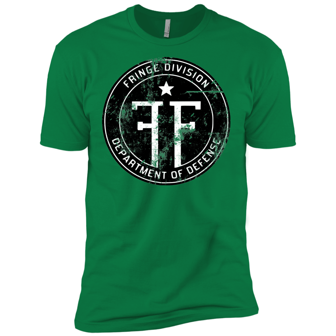 T-Shirts Kelly Green / X-Small Fringe Logo Vintage Men's Premium T-Shirt