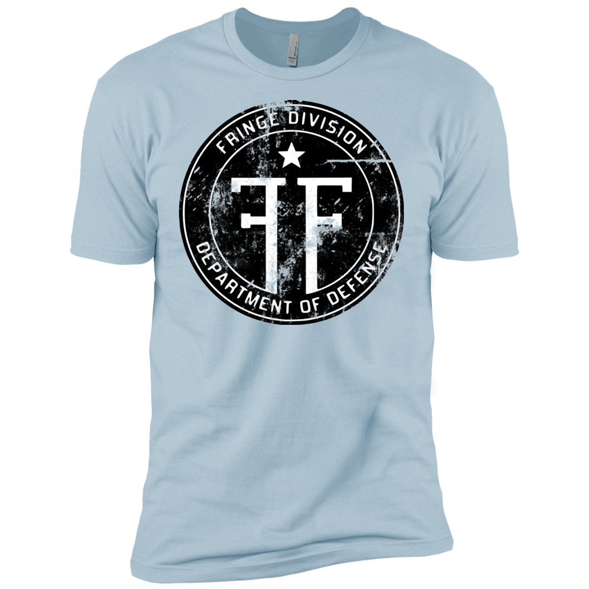 T-Shirts Light Blue / X-Small Fringe Logo Vintage Men's Premium T-Shirt