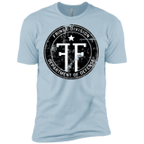 T-Shirts Light Blue / X-Small Fringe Logo Vintage Men's Premium T-Shirt