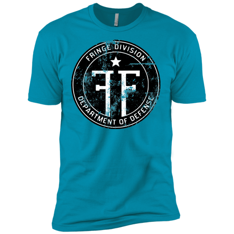 T-Shirts Turquoise / X-Small Fringe Logo Vintage Men's Premium T-Shirt