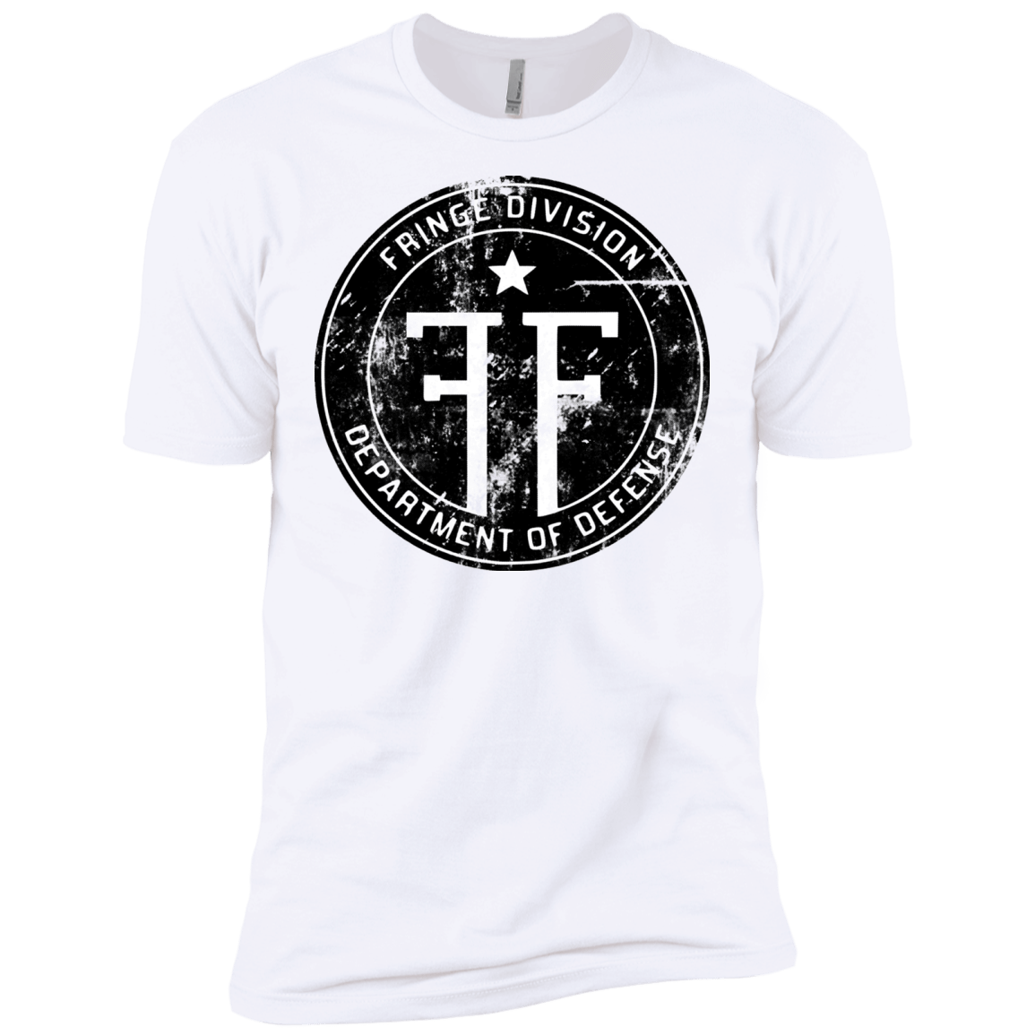 T-Shirts White / X-Small Fringe Logo Vintage Men's Premium T-Shirt