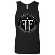 T-Shirts Black / Small Fringe Logo Vintage Men's Premium Tank Top