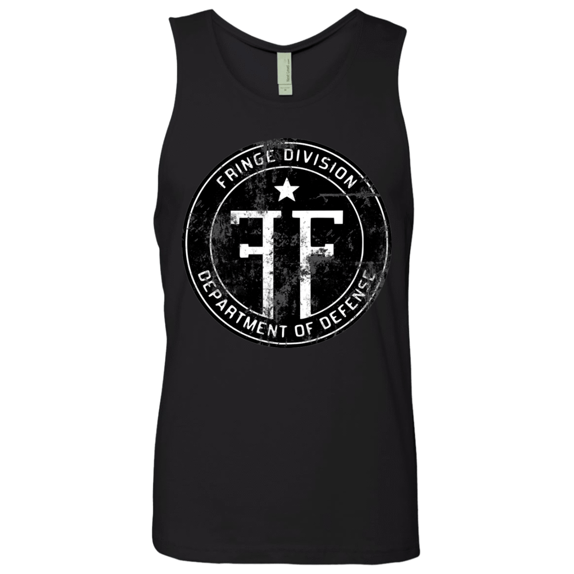 T-Shirts Black / Small Fringe Logo Vintage Men's Premium Tank Top