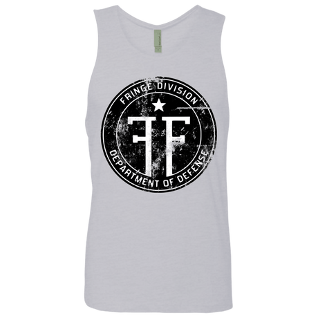 T-Shirts Heather Grey / Small Fringe Logo Vintage Men's Premium Tank Top
