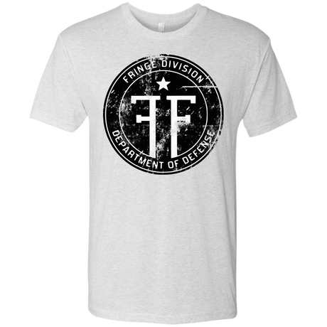T-Shirts Heather White / Small Fringe Logo Vintage Men's Triblend T-Shirt