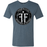 T-Shirts Indigo / Small Fringe Logo Vintage Men's Triblend T-Shirt
