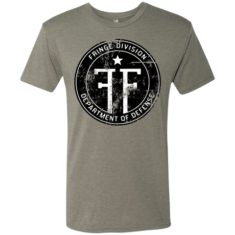 T-Shirts Venetian Grey / Small Fringe Logo Vintage Men's Triblend T-Shirt