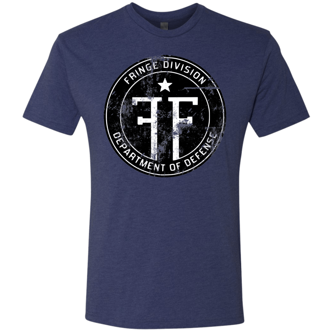 T-Shirts Vintage Navy / Small Fringe Logo Vintage Men's Triblend T-Shirt