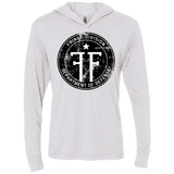 T-Shirts Heather White / X-Small Fringe Logo Vintage Triblend Long Sleeve Hoodie Tee