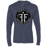 T-Shirts Vintage Navy / X-Small Fringe Logo Vintage Triblend Long Sleeve Hoodie Tee