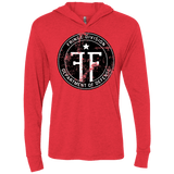 T-Shirts Vintage Red / X-Small Fringe Logo Vintage Triblend Long Sleeve Hoodie Tee