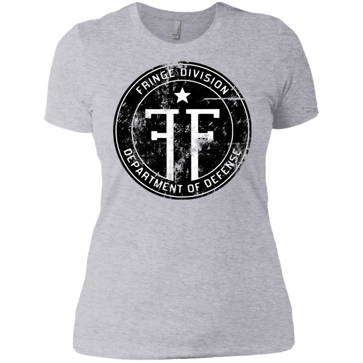 T-Shirts Heather Grey / X-Small Fringe Logo Vintage Women's Premium T-Shirt