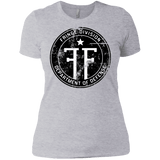 T-Shirts Heather Grey / X-Small Fringe Logo Vintage Women's Premium T-Shirt