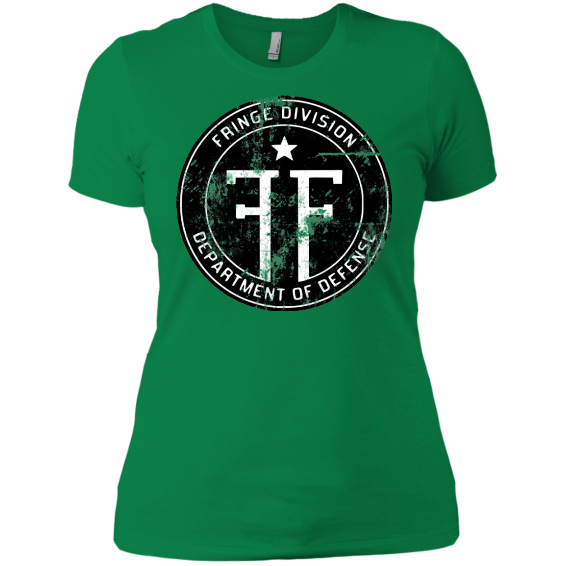 T-Shirts Kelly Green / X-Small Fringe Logo Vintage Women's Premium T-Shirt