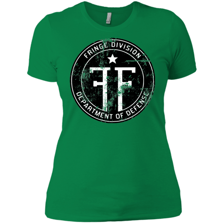 T-Shirts Kelly Green / X-Small Fringe Logo Vintage Women's Premium T-Shirt