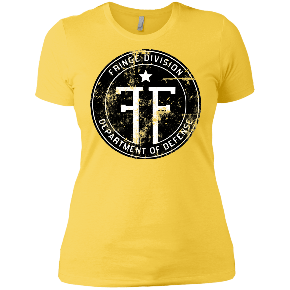 T-Shirts Vibrant Yellow / X-Small Fringe Logo Vintage Women's Premium T-Shirt