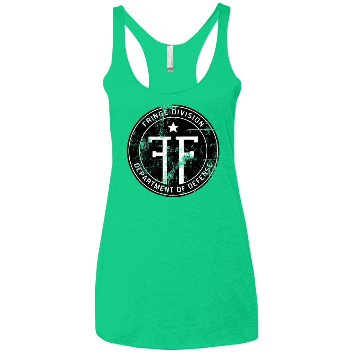 T-Shirts Envy / X-Small Fringe Logo Vintage Women's Triblend Racerback Tank