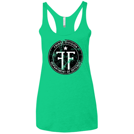 T-Shirts Envy / X-Small Fringe Logo Vintage Women's Triblend Racerback Tank