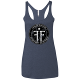 T-Shirts Vintage Navy / X-Small Fringe Logo Vintage Women's Triblend Racerback Tank