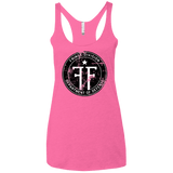 T-Shirts Vintage Pink / X-Small Fringe Logo Vintage Women's Triblend Racerback Tank