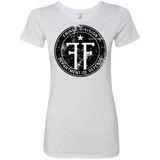 T-Shirts Heather White / Small Fringe Logo Vintage Women's Triblend T-Shirt