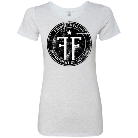 T-Shirts Heather White / Small Fringe Logo Vintage Women's Triblend T-Shirt