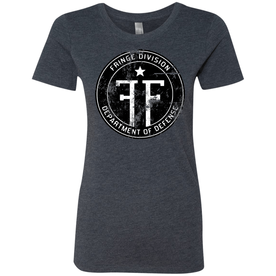 T-Shirts Vintage Navy / Small Fringe Logo Vintage Women's Triblend T-Shirt
