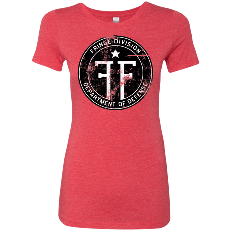 T-Shirts Vintage Red / Small Fringe Logo Vintage Women's Triblend T-Shirt