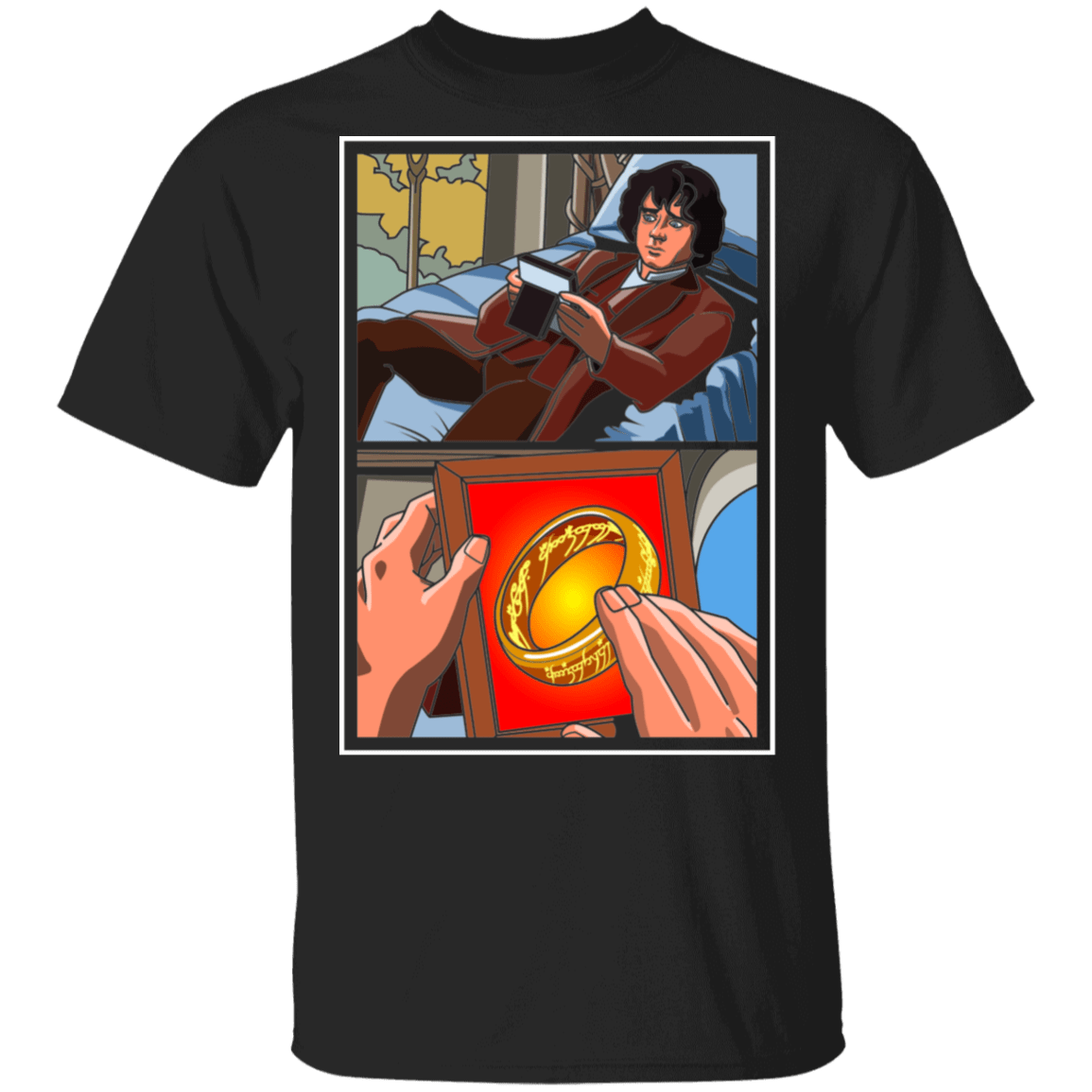 T-Shirts Black / S Frodo Wolverine Meme T-Shirt