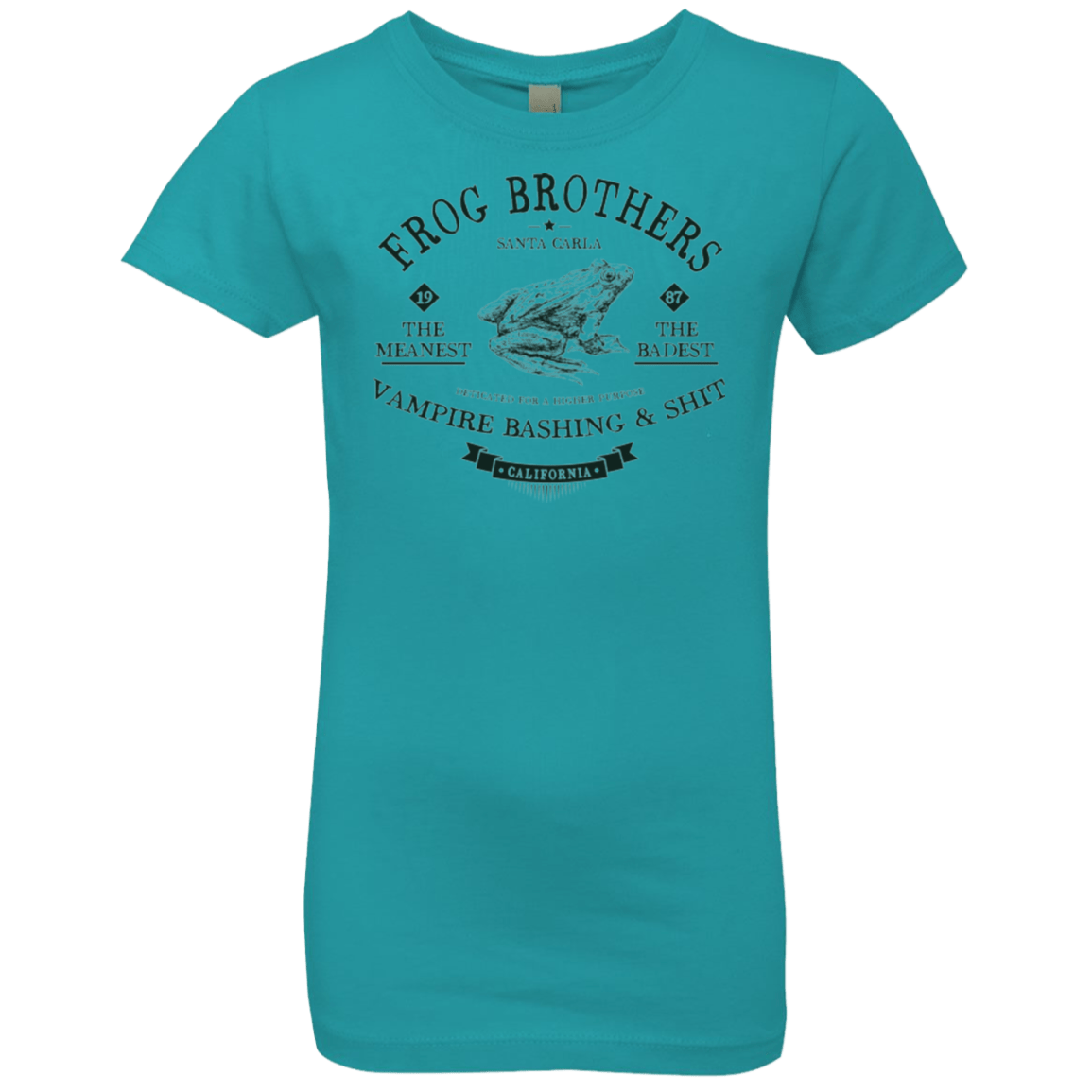T-Shirts Tahiti Blue / YXS Frog Brothers Girls Premium T-Shirt