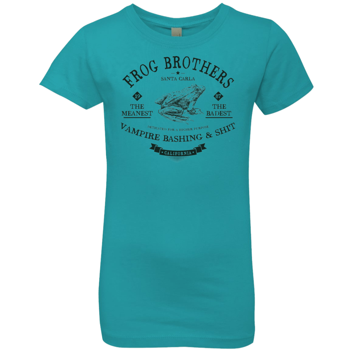 T-Shirts Tahiti Blue / YXS Frog Brothers Girls Premium T-Shirt