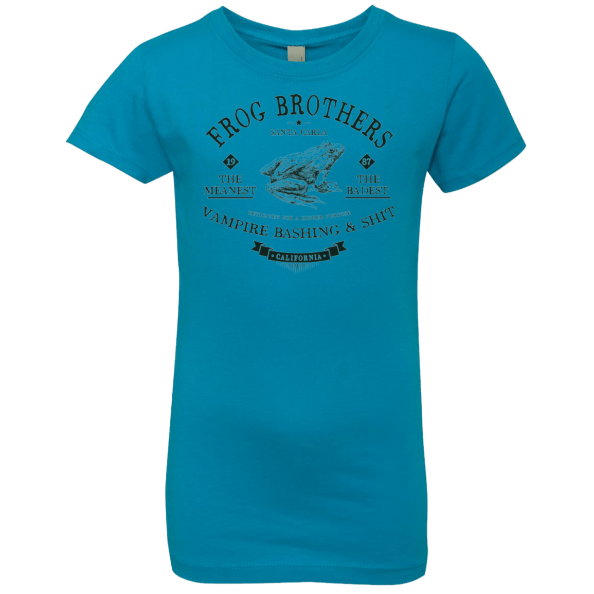 T-Shirts Turquoise / YXS Frog Brothers Girls Premium T-Shirt