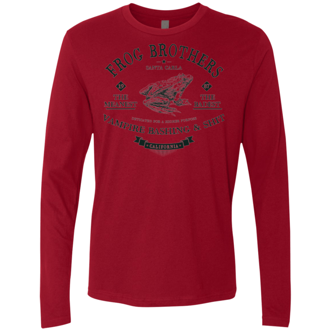 T-Shirts Cardinal / Small Frog Brothers Men's Premium Long Sleeve
