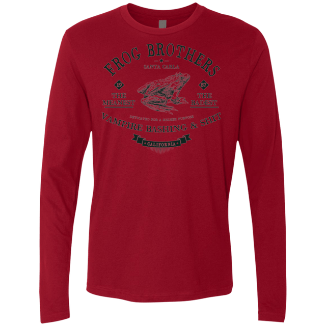 T-Shirts Cardinal / Small Frog Brothers Men's Premium Long Sleeve
