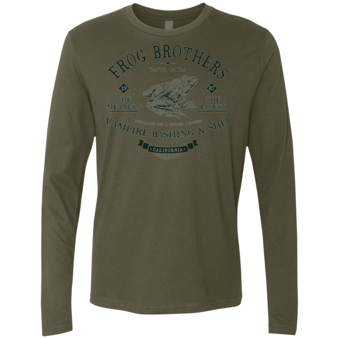 T-Shirts Military Green / Small Frog Brothers Men's Premium Long Sleeve