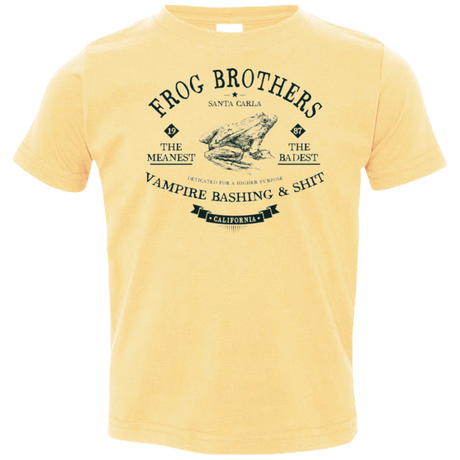 T-Shirts Butter / 2T Frog Brothers Toddler Premium T-Shirt