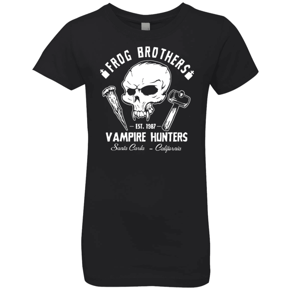 T-Shirts Black / YXS Frog Brothers Vampire Hunters Girls Premium T-Shirt