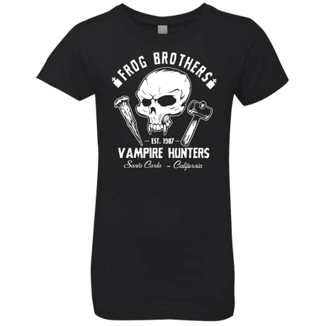 T-Shirts Black / YXS Frog Brothers Vampire Hunters Girls Premium T-Shirt