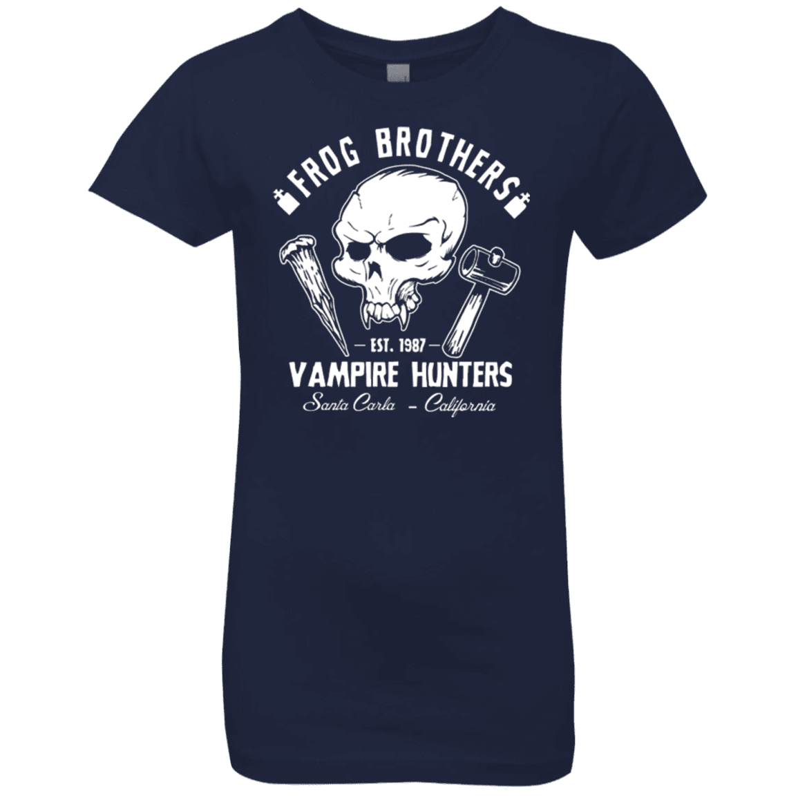 T-Shirts Midnight Navy / YXS Frog Brothers Vampire Hunters Girls Premium T-Shirt