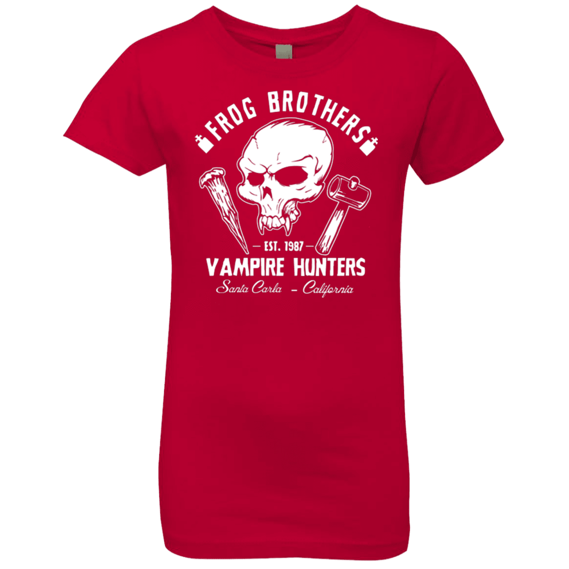 T-Shirts Red / YXS Frog Brothers Vampire Hunters Girls Premium T-Shirt