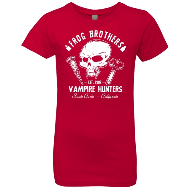 T-Shirts Red / YXS Frog Brothers Vampire Hunters Girls Premium T-Shirt