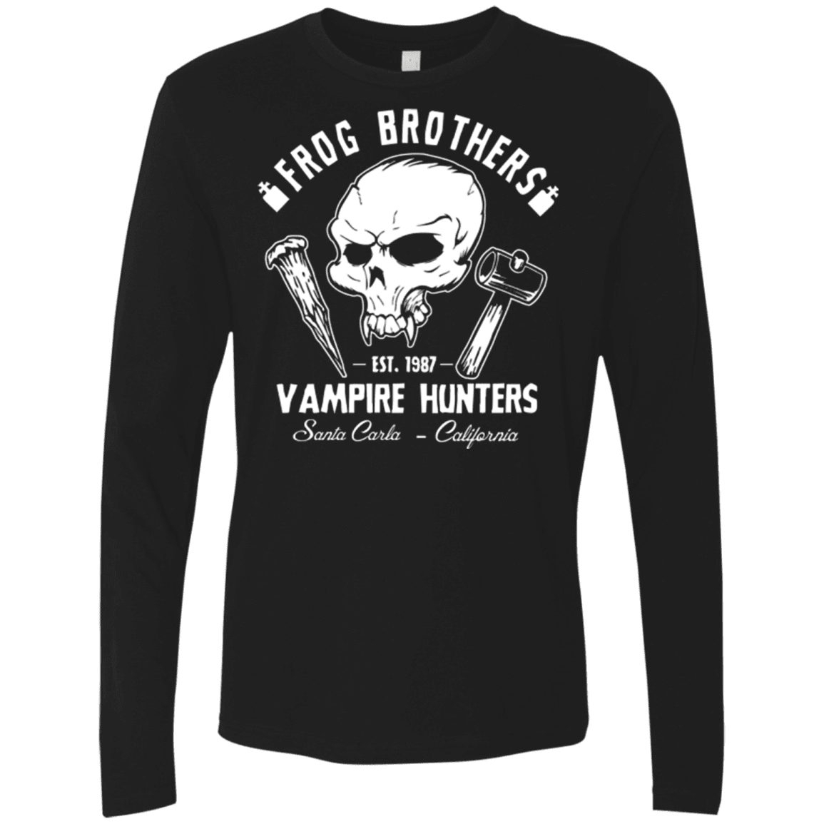 T-Shirts Black / Small Frog Brothers Vampire Hunters Men's Premium Long Sleeve