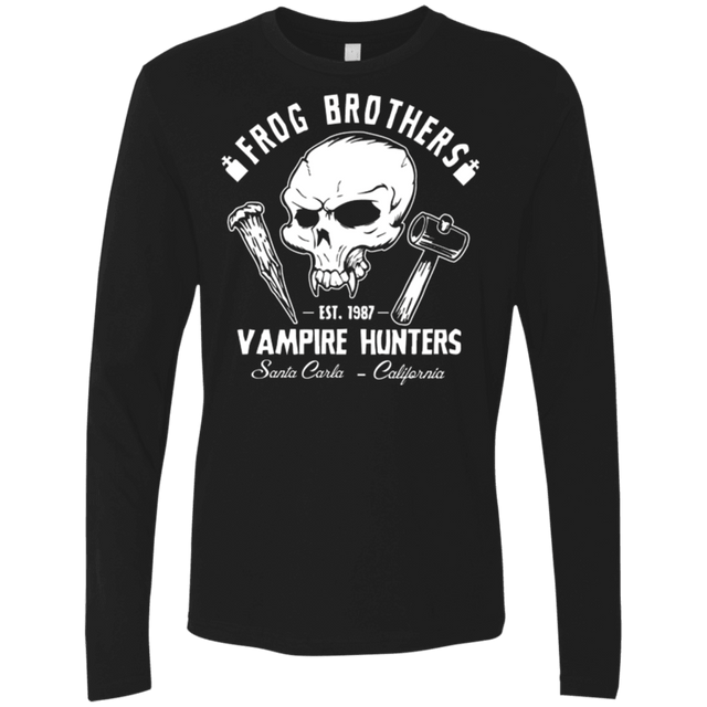 T-Shirts Black / Small Frog Brothers Vampire Hunters Men's Premium Long Sleeve