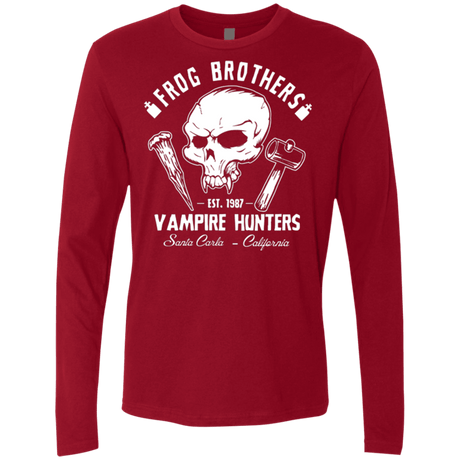 T-Shirts Cardinal / Small Frog Brothers Vampire Hunters Men's Premium Long Sleeve