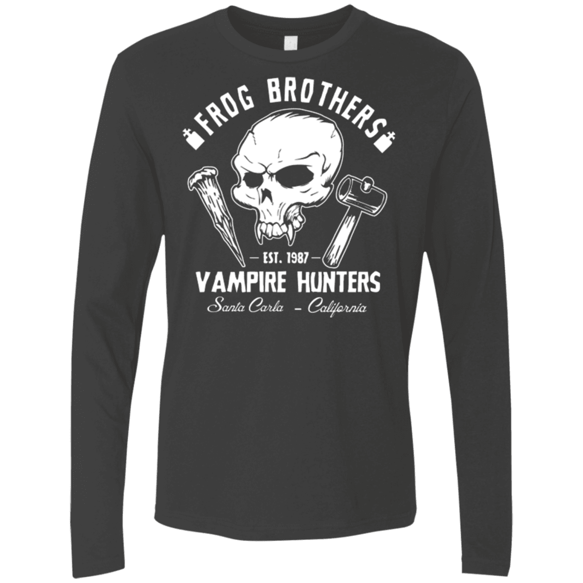 T-Shirts Heavy Metal / Small Frog Brothers Vampire Hunters Men's Premium Long Sleeve