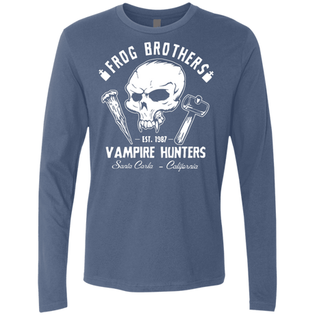 T-Shirts Indigo / Small Frog Brothers Vampire Hunters Men's Premium Long Sleeve