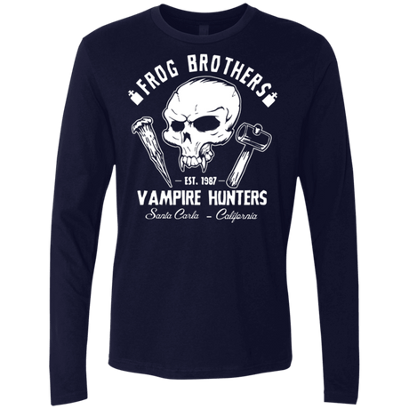 T-Shirts Midnight Navy / Small Frog Brothers Vampire Hunters Men's Premium Long Sleeve